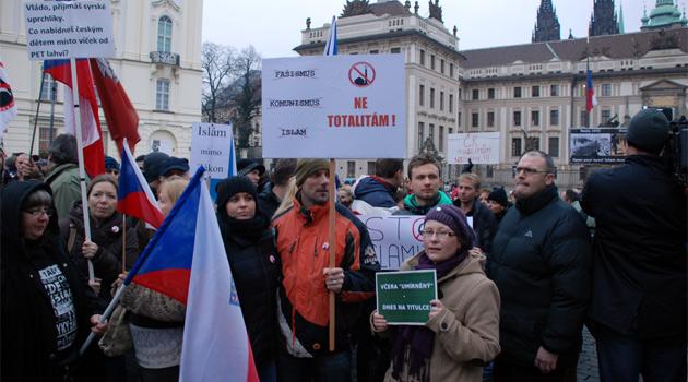 Wroclaw, Poland. 02nd Apr, 2016. Justyna Helcyk, Coordinator of ONR  (National Radical Camp)delivers a speech during anti immigrant and anti  Muslim protest organized by Oboz Narodowo-Radykalny (National Radical Camp)  in Wroclaw, western