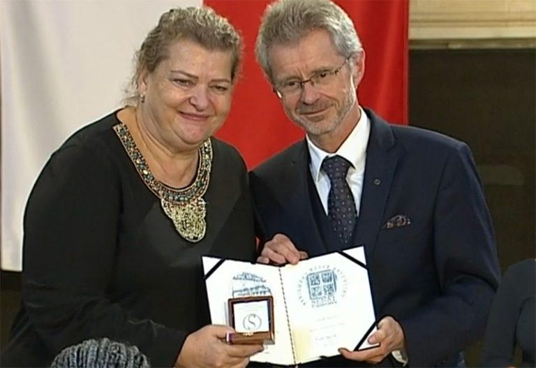 Ida Kelarová and Miloš Vystrčil