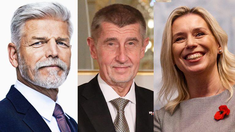 Favorité prezidentské volby 2023 - zleva: Petr Pavel, Andrej Babiš, Danuše Nerudová