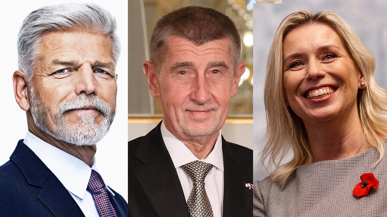 Favorité prezidentské volby 2023 - zleva: Petr Pavel, Andrej Babiš, Danuše Nerudová