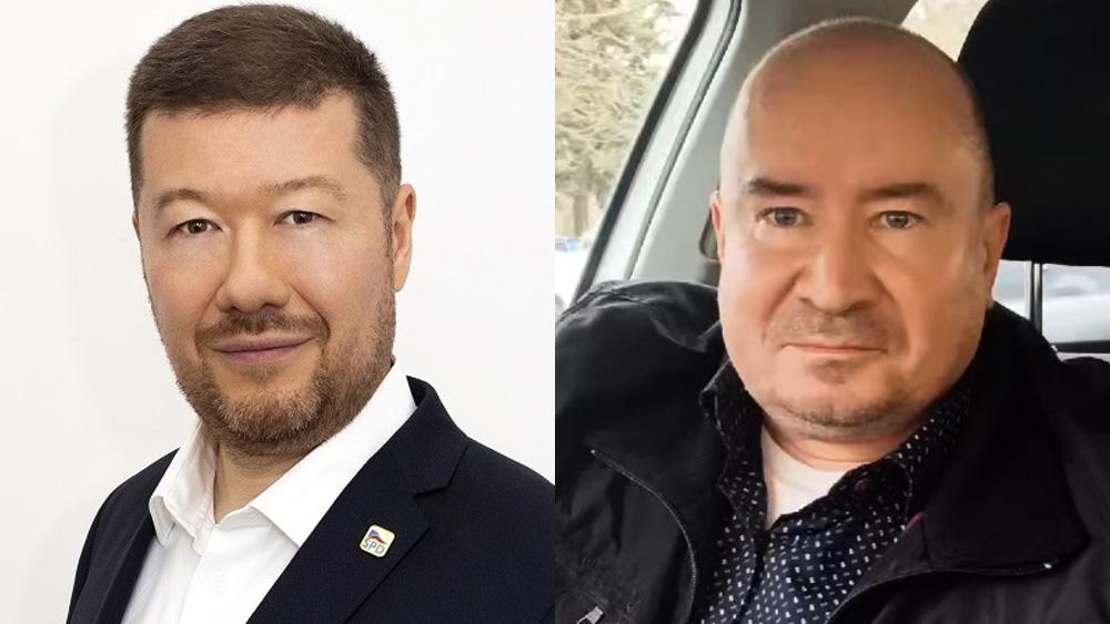 Tomio Okamura a Tomáš Vandas (Koláž: Romea.cz)