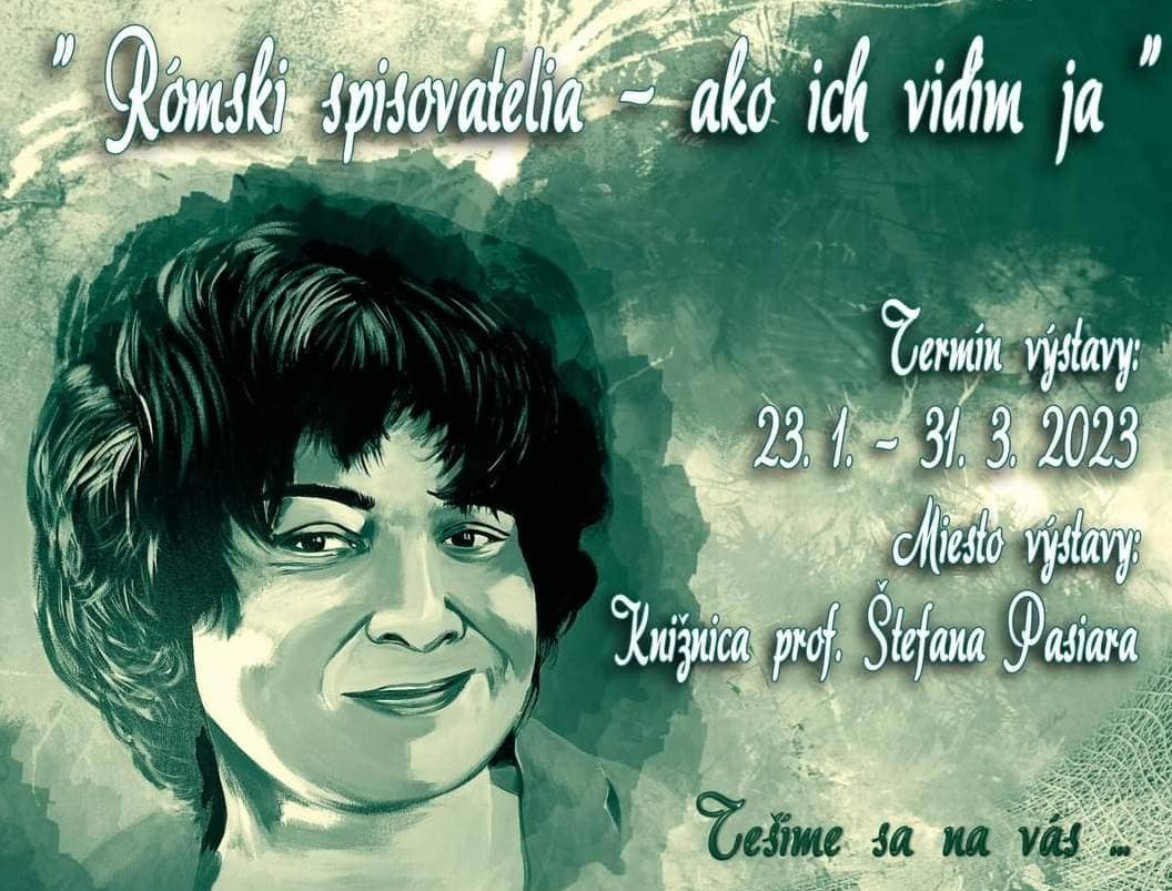 Výstava Šarloty Bottové „Romští spisovatelé – jak je vidím já.“