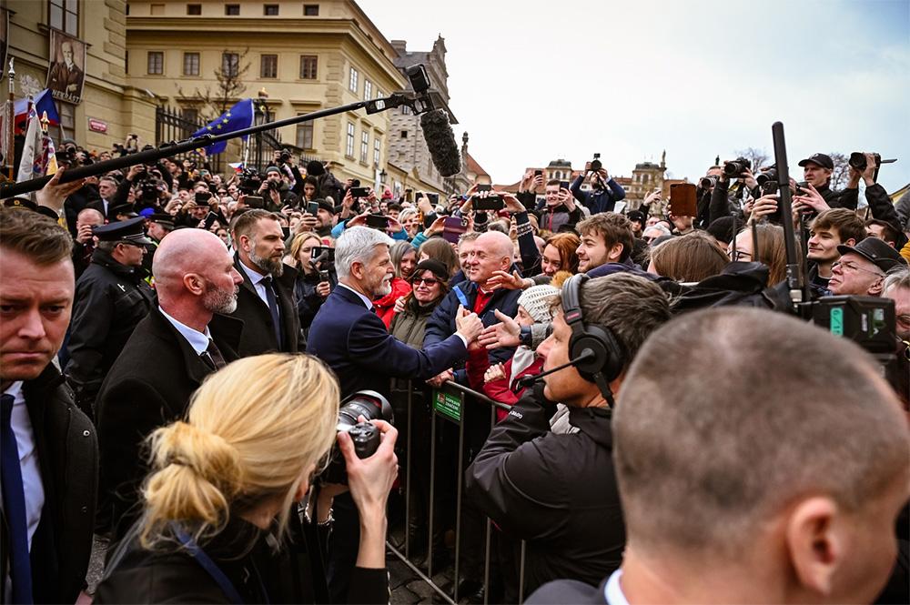 Czech President Petr Pavel during his inauguration 9 March 2023 (PHOTO: Facebook profile of Petr Pavel)