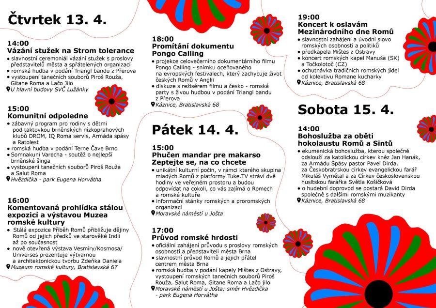 Oslavy Mezinárodního dne Romů 2023 v Brně