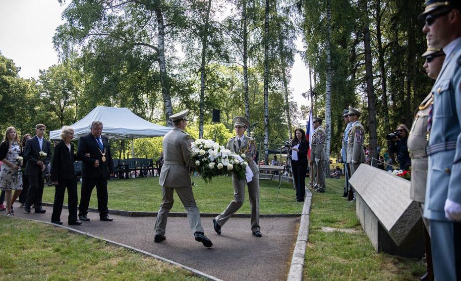 Pietní akt k 81. výročí vyhlazení osady Ležáky, 25. června 2023 (FOTO: Senát PČR)