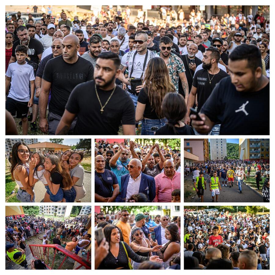 Demonstrace Romů v Krupce, 18. 7. 2023 (FOTO: Petr Zewlakk Vrabec)