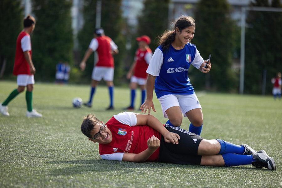 Soustředění Soccer Camp Prague v pražských Holešovicích - srpen 2023 (FOTO: se svolením Barbory Umancové, WS Czech)