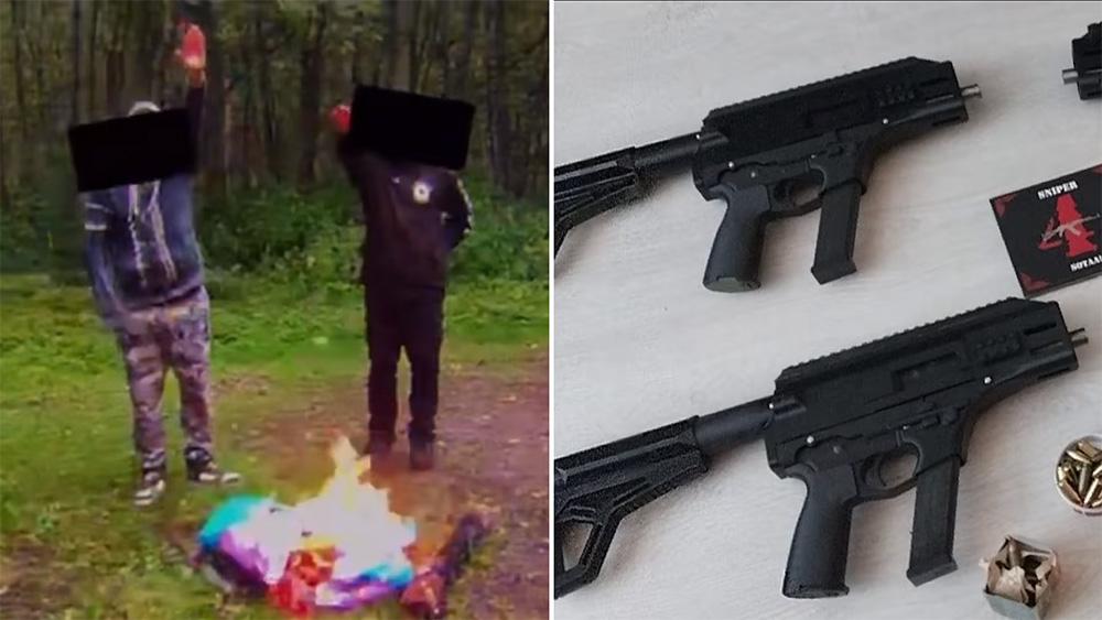 Policie má podezření, že neonacista vyráběl zbraně pomocí 3D tiskárny. Jeden z podezřelých (obrázek vlevo) je podezřelý z krádeže a pálení vlajek Pride v roce 2021. Obrázek: poliisi