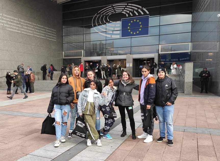 Děti ze základní školy – ZŠ a MŠ Družby Karviná se zúčastnily exkurze do Evropského parlamentu (FOTO: se svolením Věry Adamusové)
