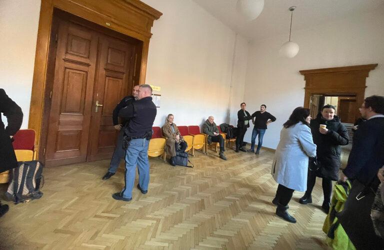 U Krajského soudu v Brně pokračovalo projednávání případu vraždy Roma u Brněnské přehrady, 26. ledna 2024 (FOTO: Lukáš Cirok)
