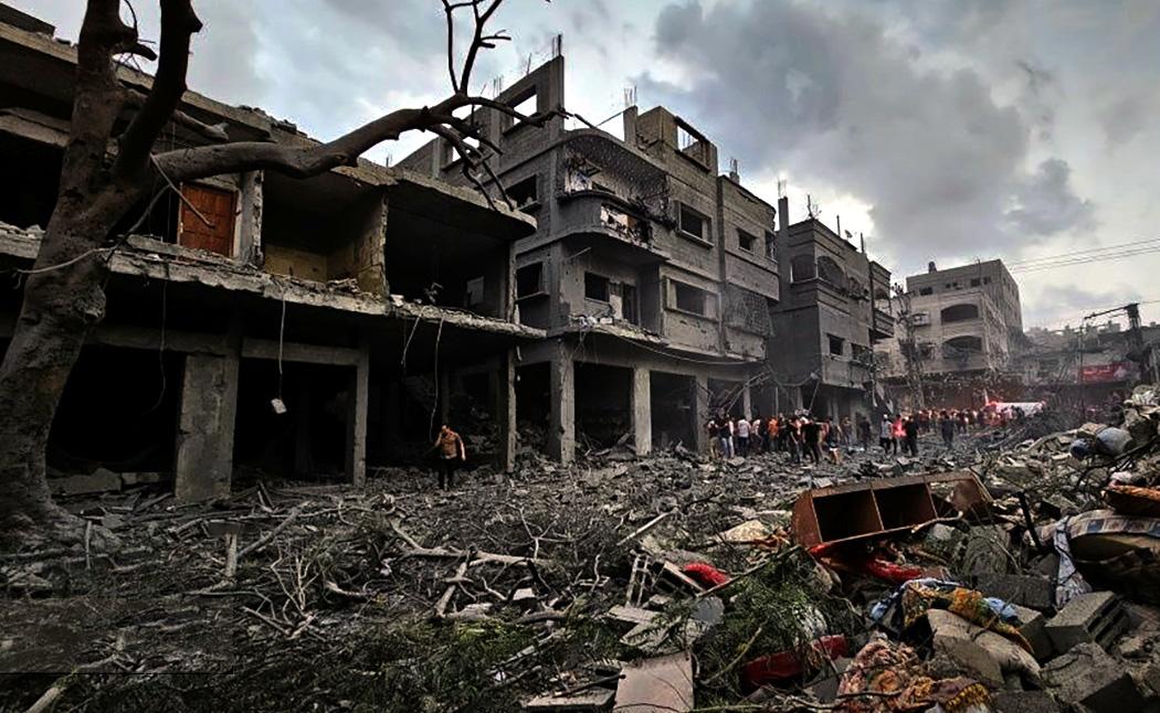 Gaza, říjen 2023 (FOTO: Wikimedia Commons, Saleh Najm a Anas Sharif)