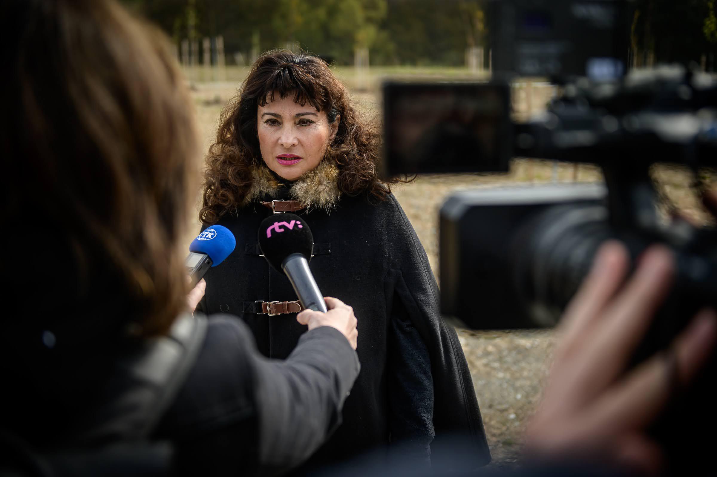 Jana Horváthová, ředitelka Muzea romské kultury, 23. 4. 2024, Lety u Písku (FOTO: Petr Zewlakk Vrabec)