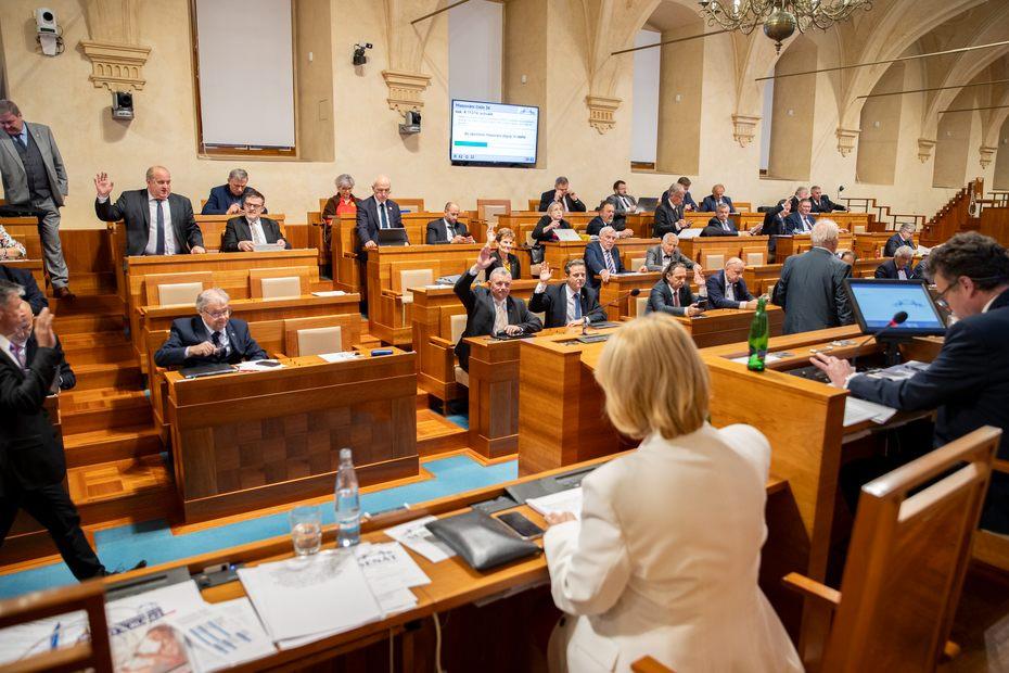 23. schůze Senátu Parlamentu ČR, 17. 4. 2024 (FOTO: Senát Parlamentu ČR)