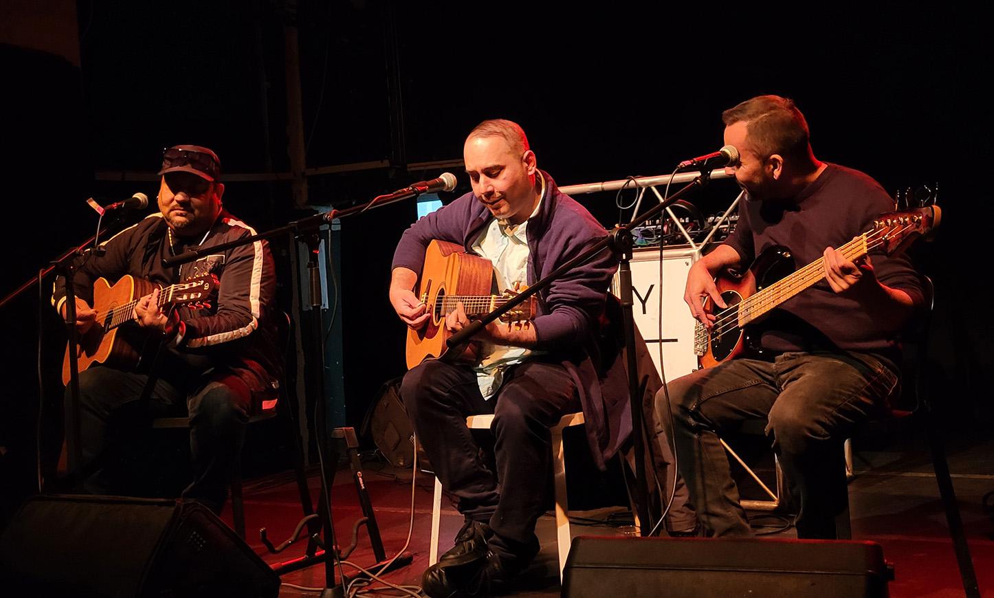 Trio Romano v Kampusu Hybernská, 17. 4. 2024 (FOTO: Michaela Kroková)