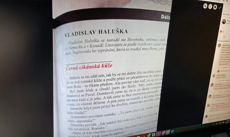 Povídka Černá cikánská kůže na sociální síti Facebook (FOTO: Zdeněk Ryšavý)