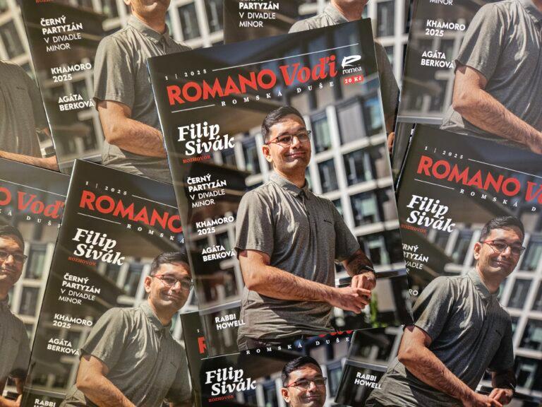 Filip Sivák na titulce Romano voďi 1/2025 (FOTO: Lukáš Cirok)