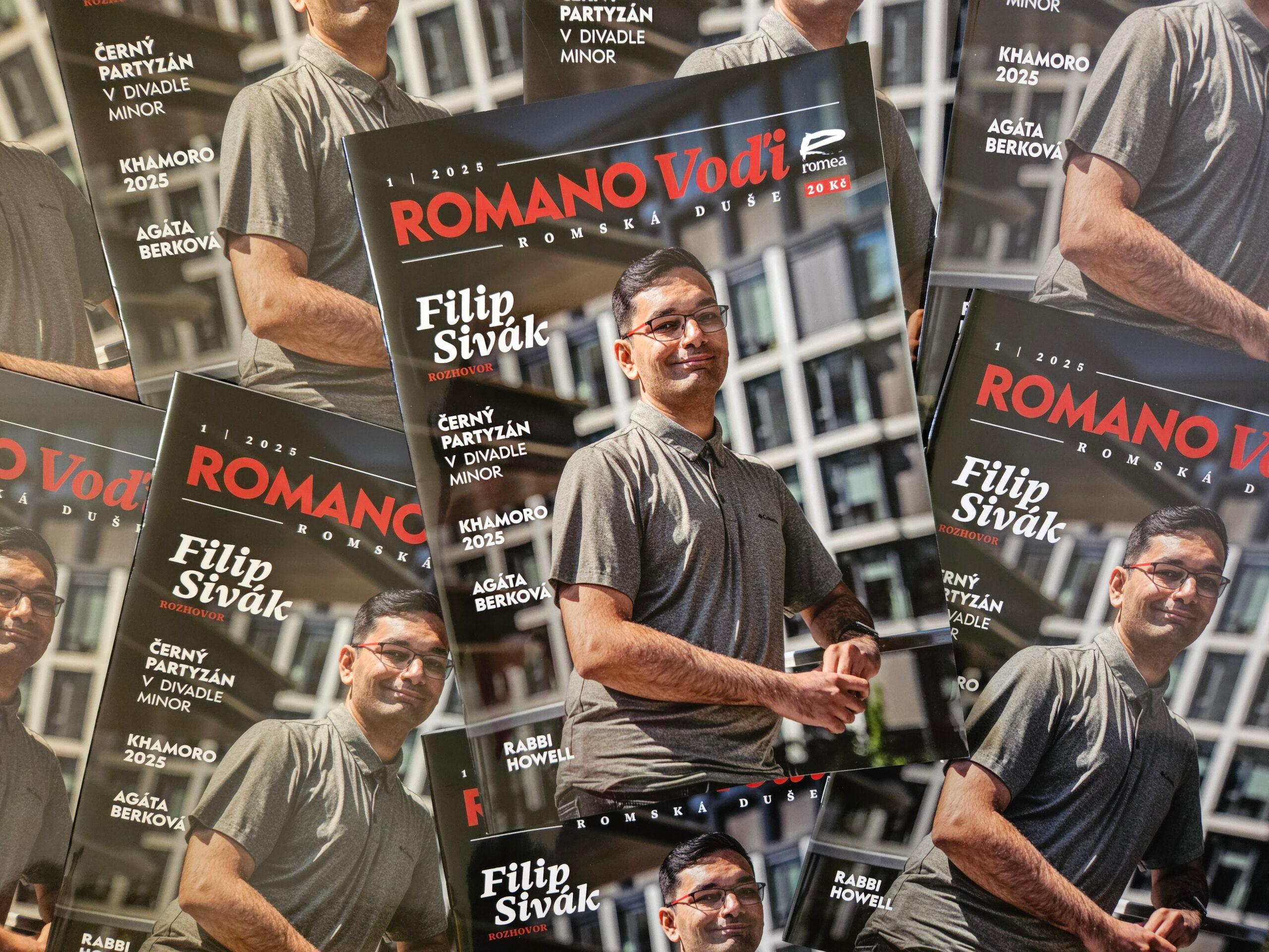 Filip Sivák na titulce Romano voďi 1/2025 (FOTO: Lukáš Cirok)