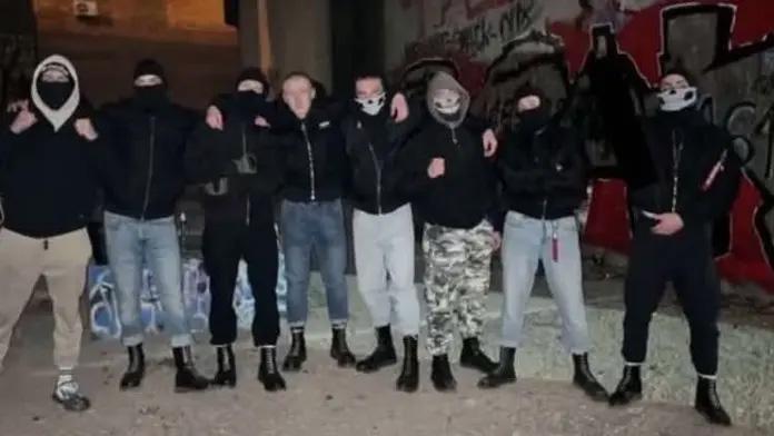 Skupina neonacistů z Bratislavy (FOTO: Policie Slovenské republiky)