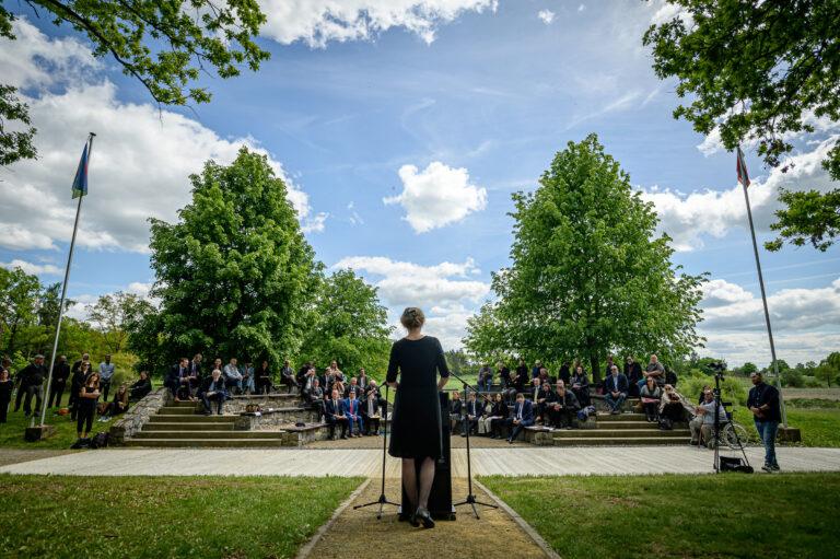 Pietní akt v Letech u Písku, 11. 5. 2025 (FOTO: Petr Zewlakk Vrabec)