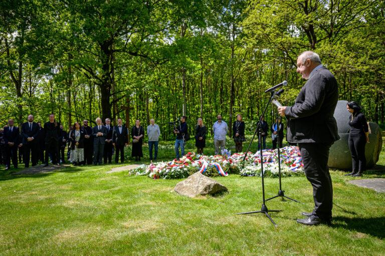 Pietní akt v Letech u Písku, 11. 5. 2025 (FOTO: Petr Zewlakk Vrabec)