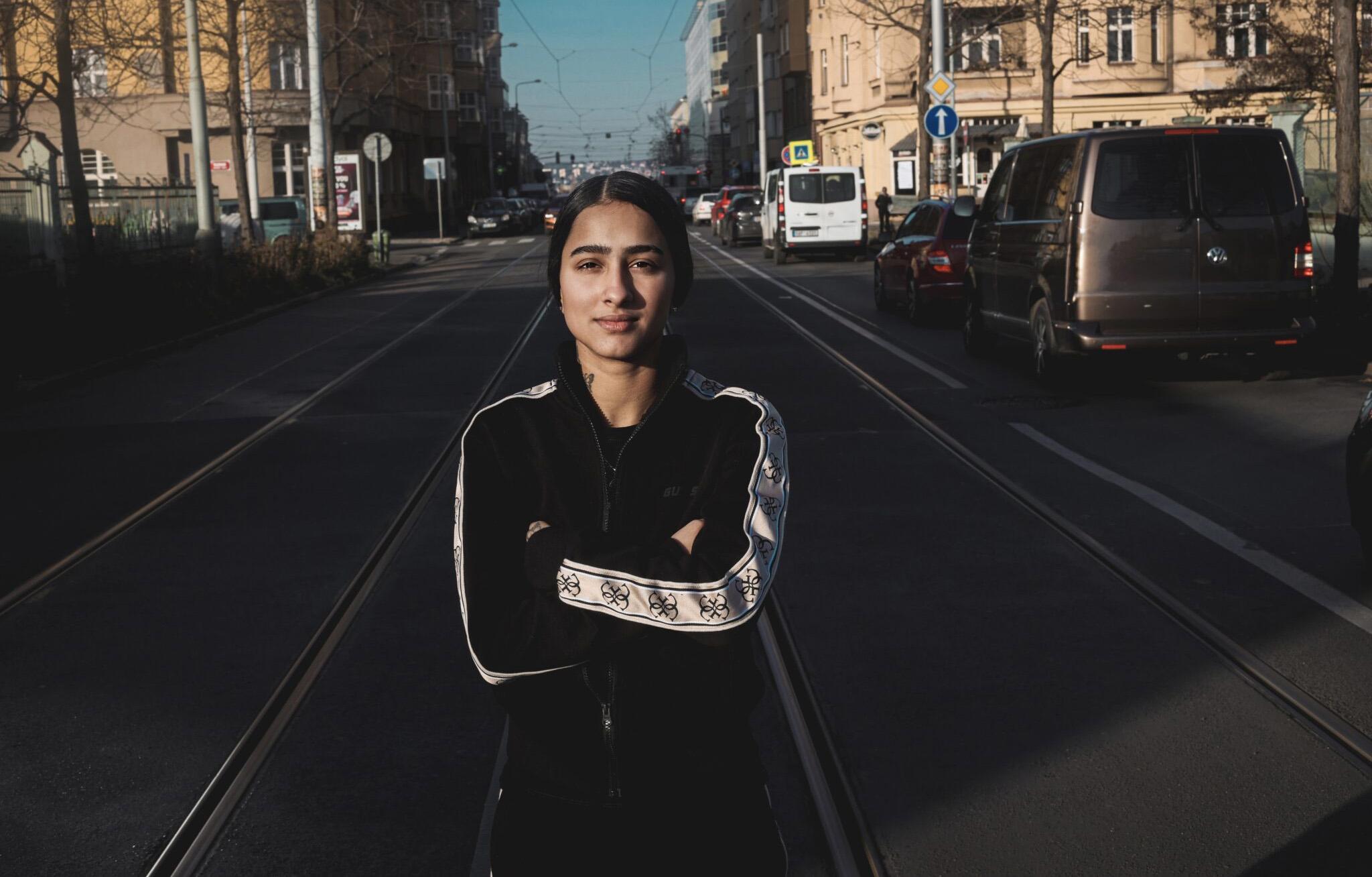 TikTokerka Sarah z Romea.cz (FOTO: Jana Gombošová)