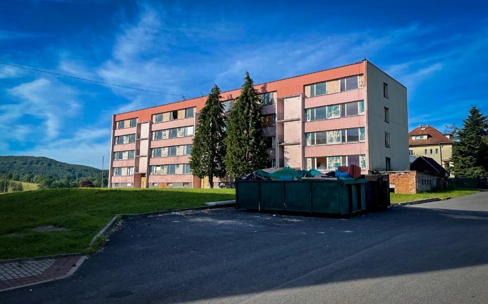 Sociálně vyloučená lokalita ve Šluknově (FOTO: Ústecký kraj)