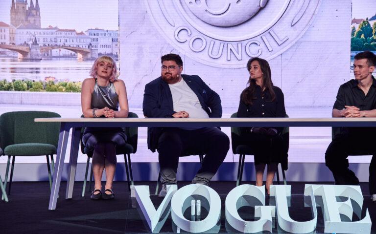 Petr Banda na Vogue Summitu 2025 (FOTO: Michal Fanta, Vogue, se svolením)