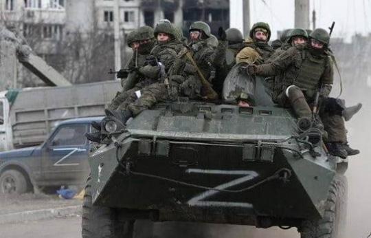 Ruští vojáci okupující Ukrajinu