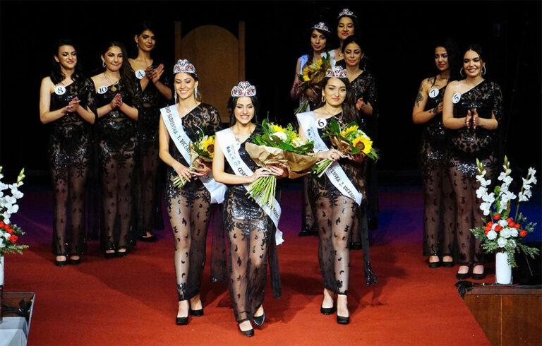 Trojice vítězných dívek, Česko-slovenská Miss Roma 2023 (FOTO: Dagmar Galas, Romia cz)