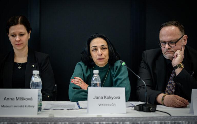 Jana Kokyová, Výbor pro odškodnění romského holokaustu (FOTO: Petr Zewlakk Vrabec)